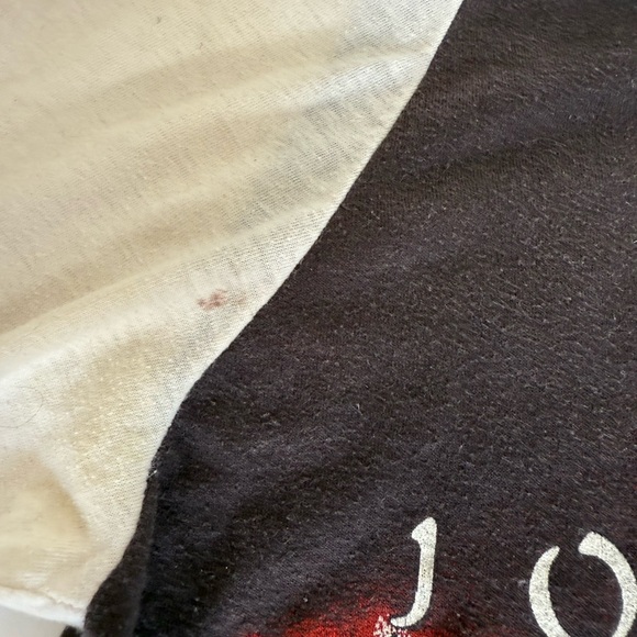 Anvil Black and White Raglan Tee - Picture 5 of 5